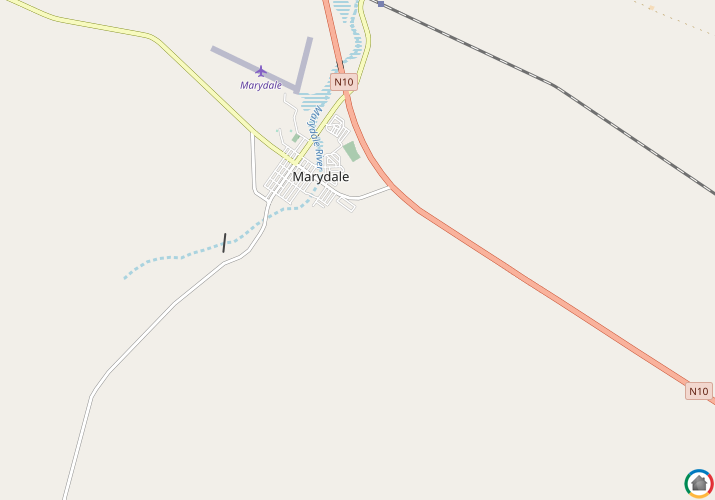 Map location of Marydale